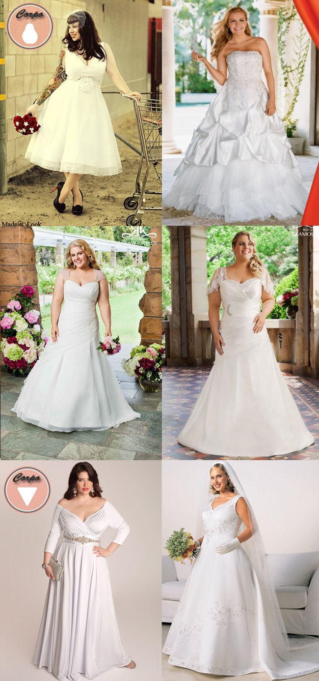 vestido de noiva plus size com véu