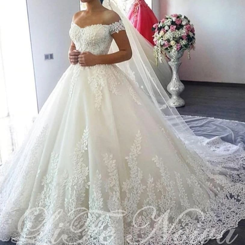 vestido de noiva princesa com manga longa