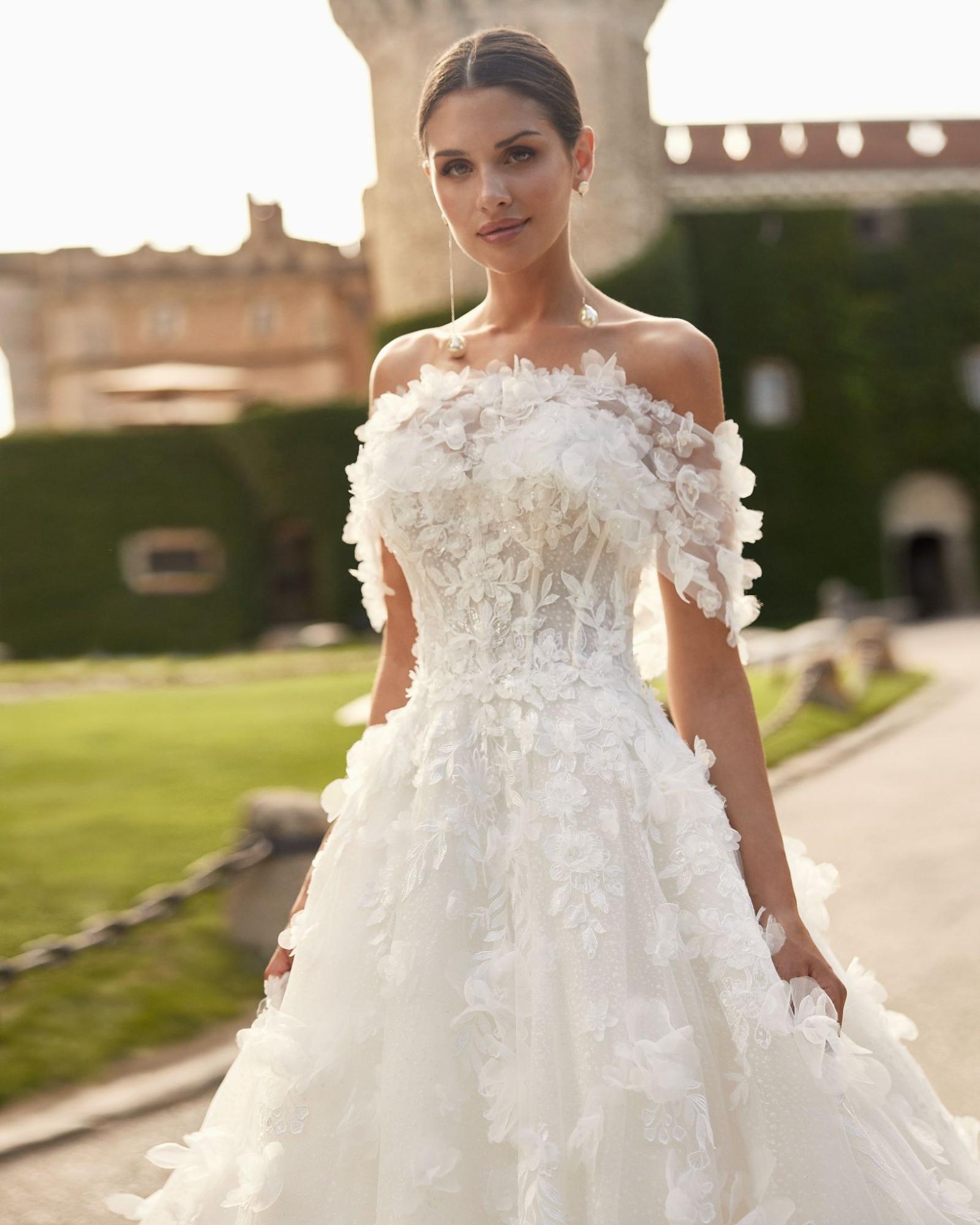vestido de noiva simples longo