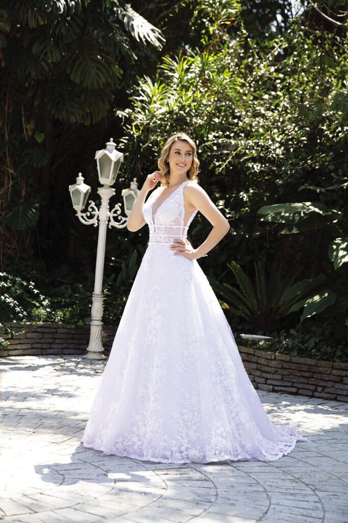 vestido de noiva simples boho