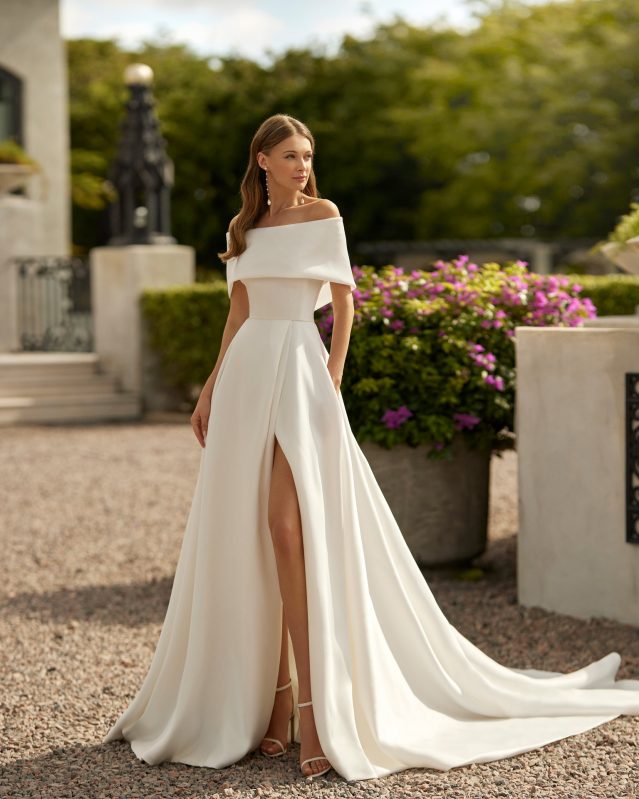 vestido de noiva simples e elegante segunda casamento