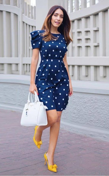 vestido de poá vs vestido floral