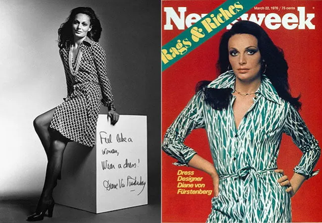 vestido envelope diane von furstenberg