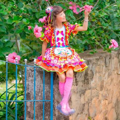 Vestido infantil festa junina para combinar com botas