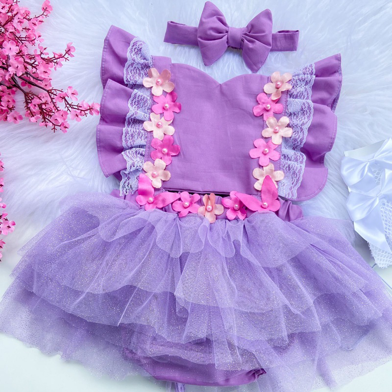 vestido jardim encantado infantil