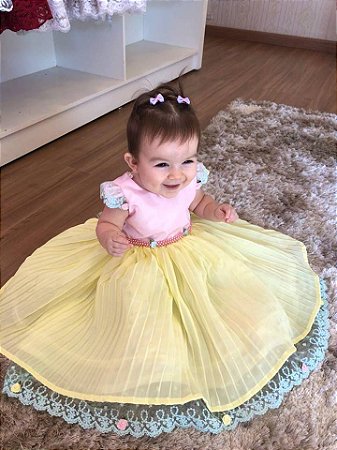 vestido jardim encantado para bebê