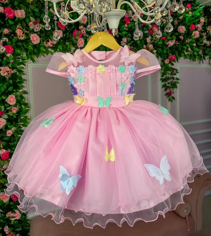 vestido jardim encantado 1 ano
