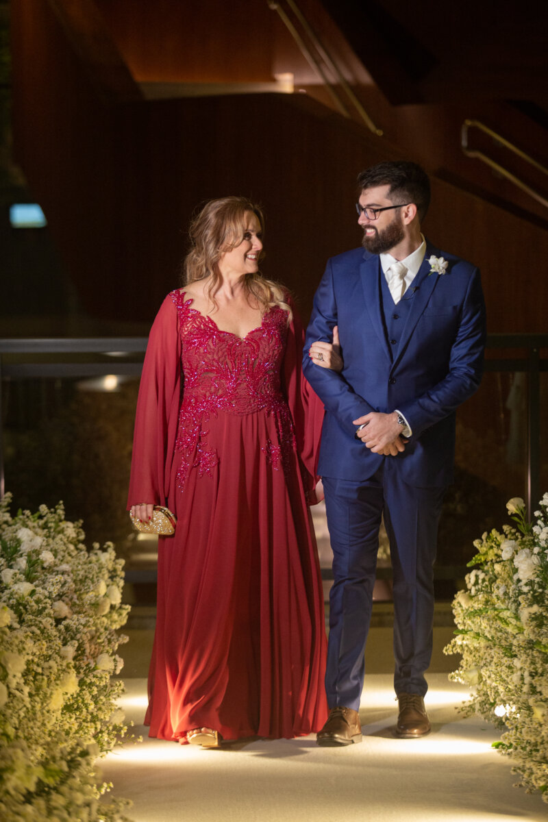 vestido mãe do noivo casamento à tarde