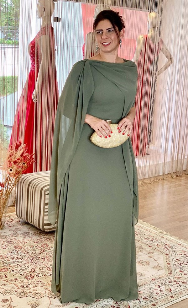 vestido mãe do noivo casamento à tarde
