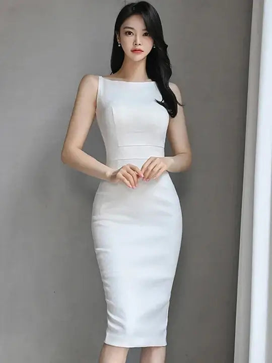 vestido midi branco para casamento civil