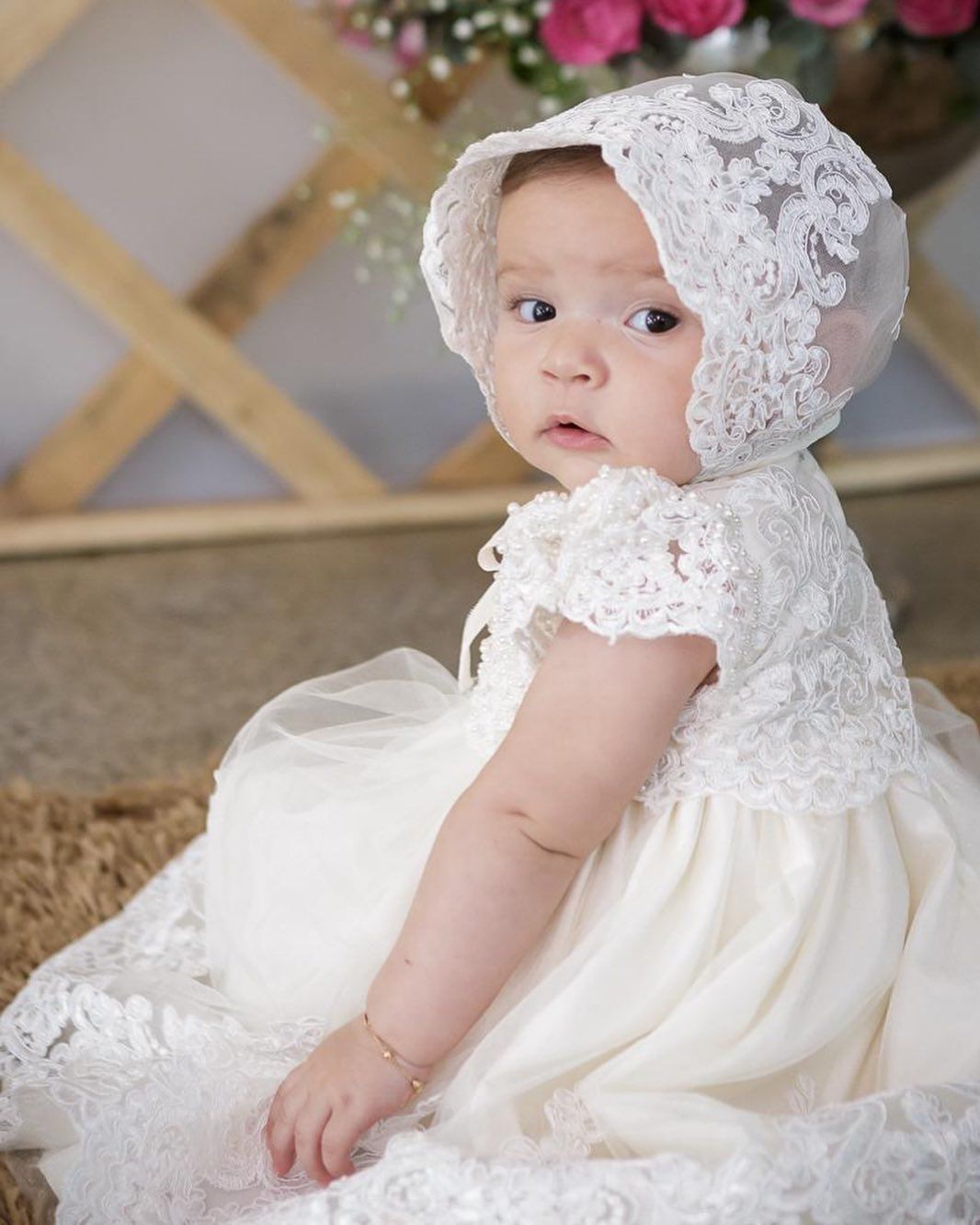 vestido de batizado para daminha