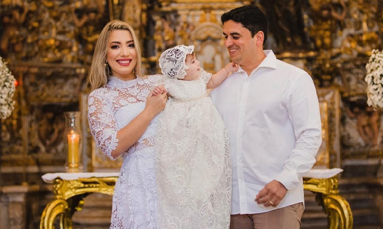 vestido de batizado para mãe