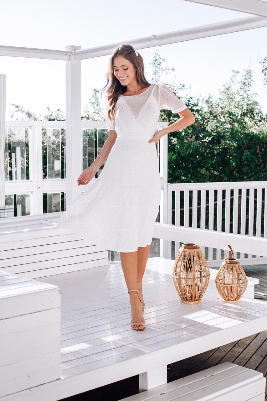 vestido de batizado com pérolas