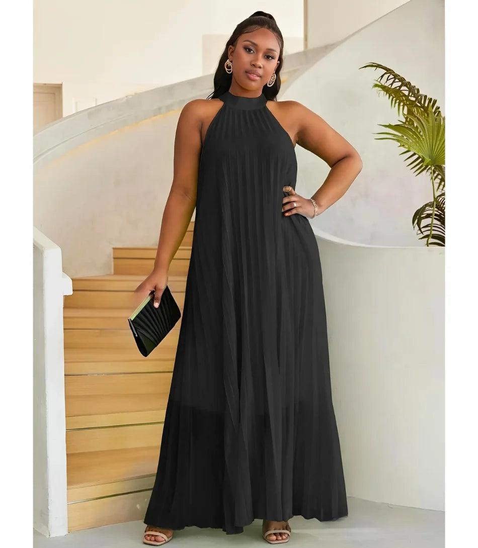 vestido plus size longo