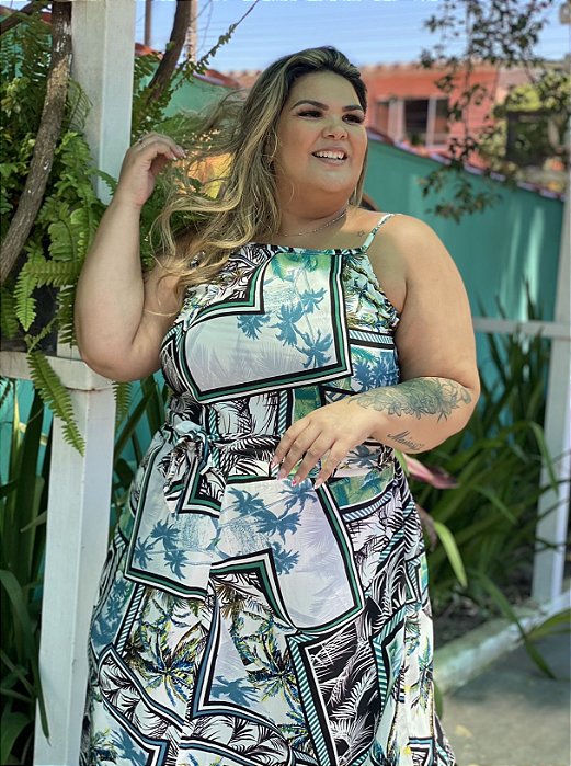 vestido plus size longo