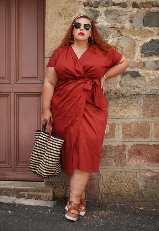 vestido plus size longo