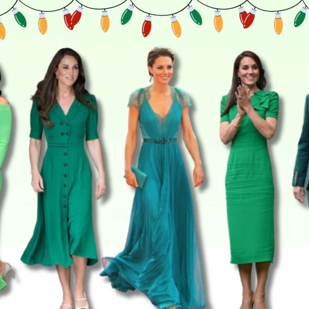 vestido verde kate middleton
