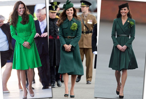 vestido verde esmeralda kate middleton jenny packham