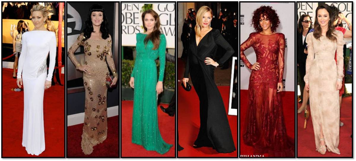 vestido vermelho manga longa