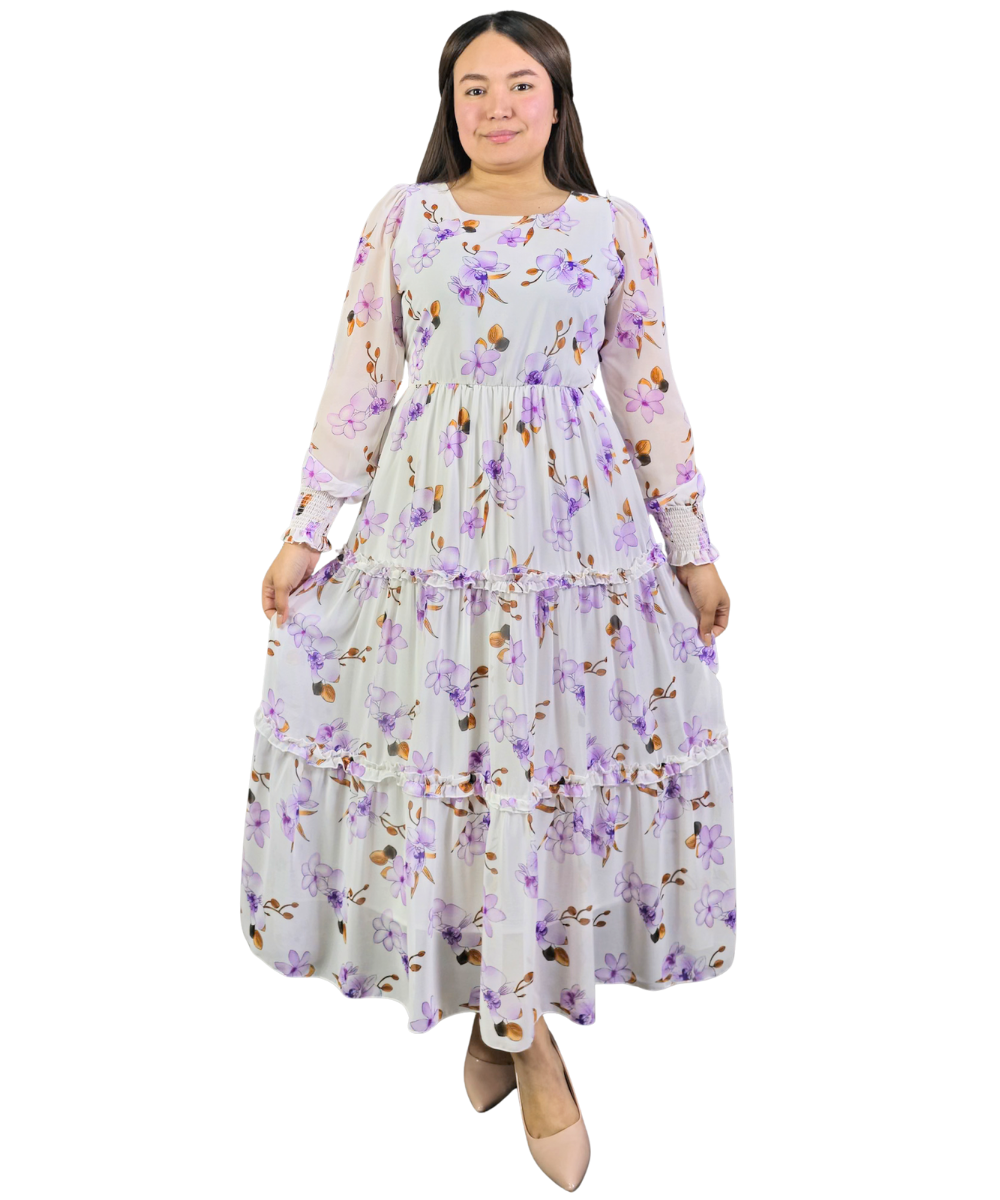 Vestido evangélico plus size