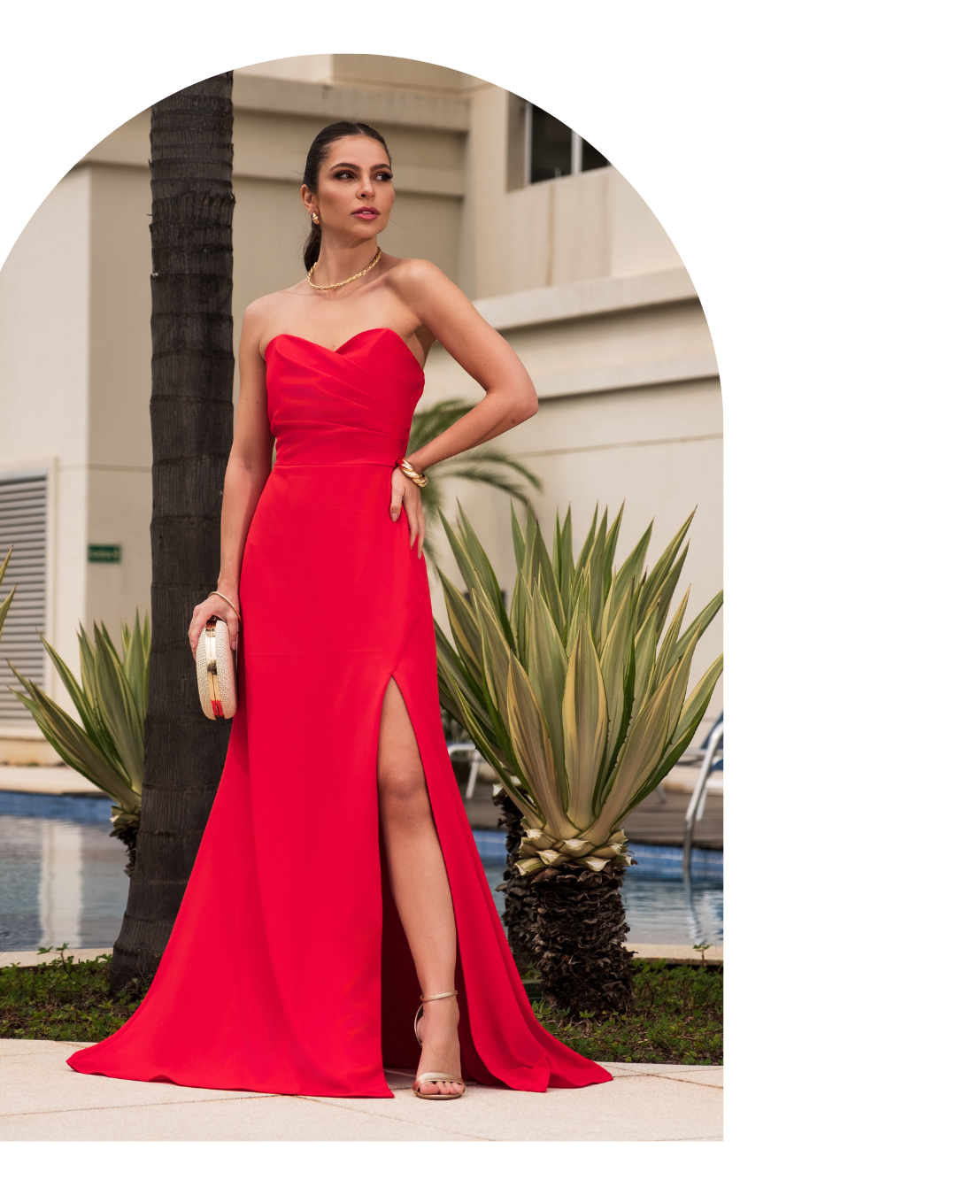 vestido formatura bordado