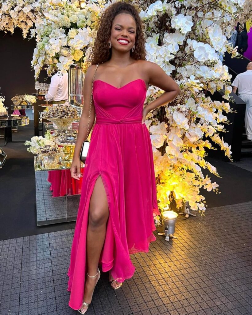 vestido formatura cetim