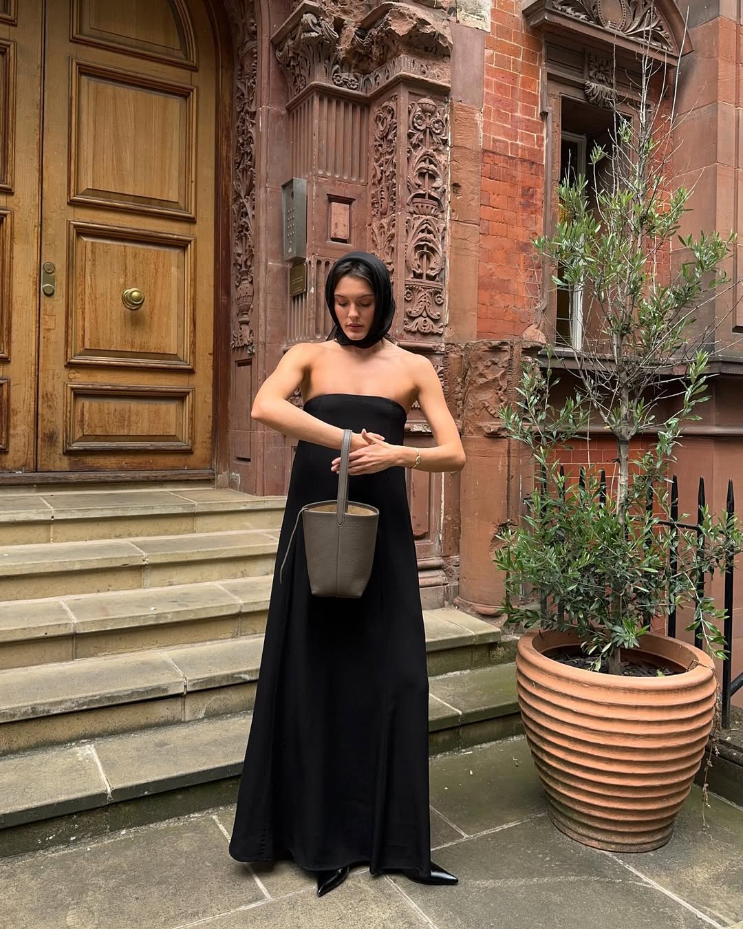 vestido longo de algodão