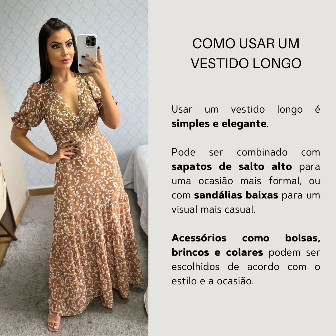 vestido longo soltinho