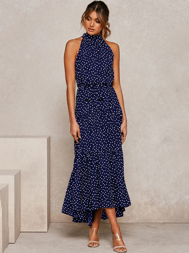 vestido longo de alcinha