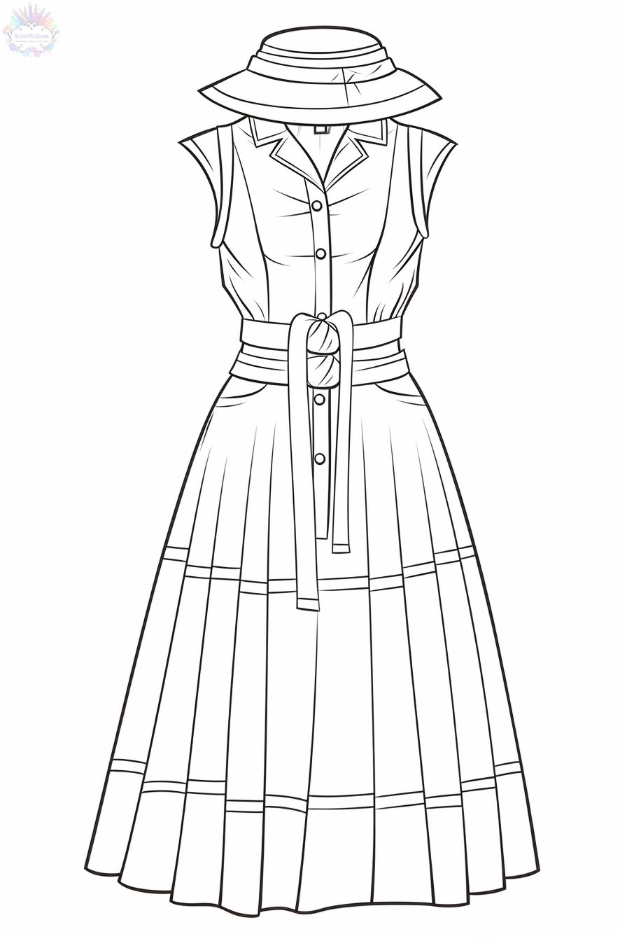 vestidos de noiva para colorir