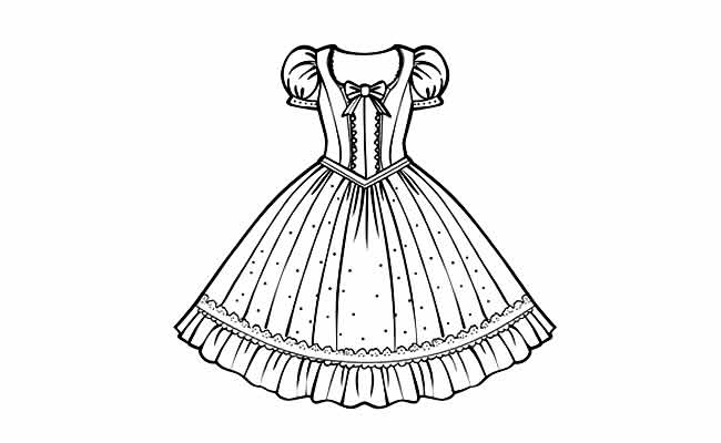 desenhos de moda para colorir