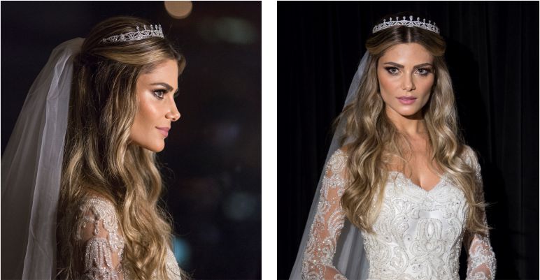 Penteados Semipresos com Véu: Elegância e Segurança para Noivas