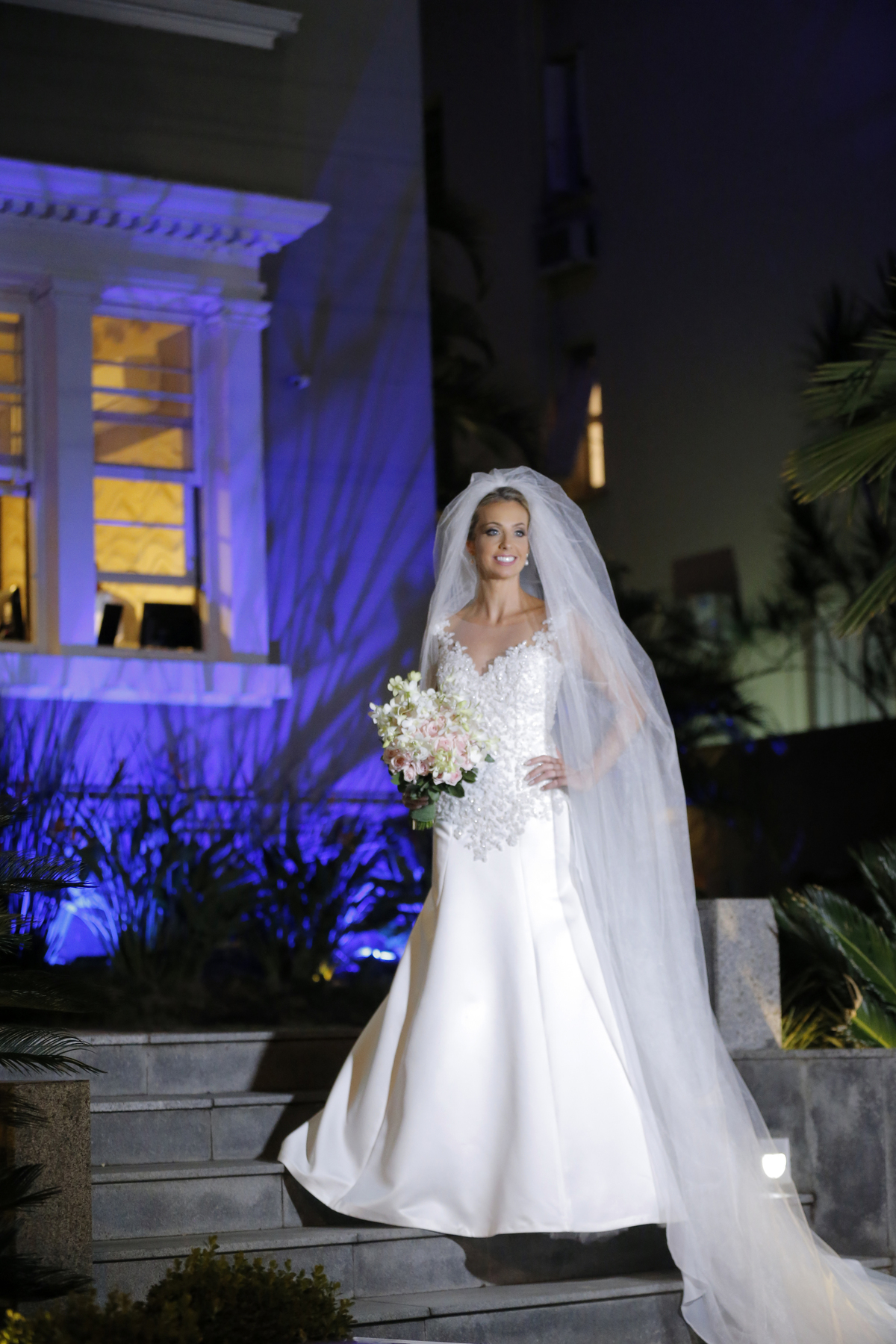 véu de noiva cabelo solto