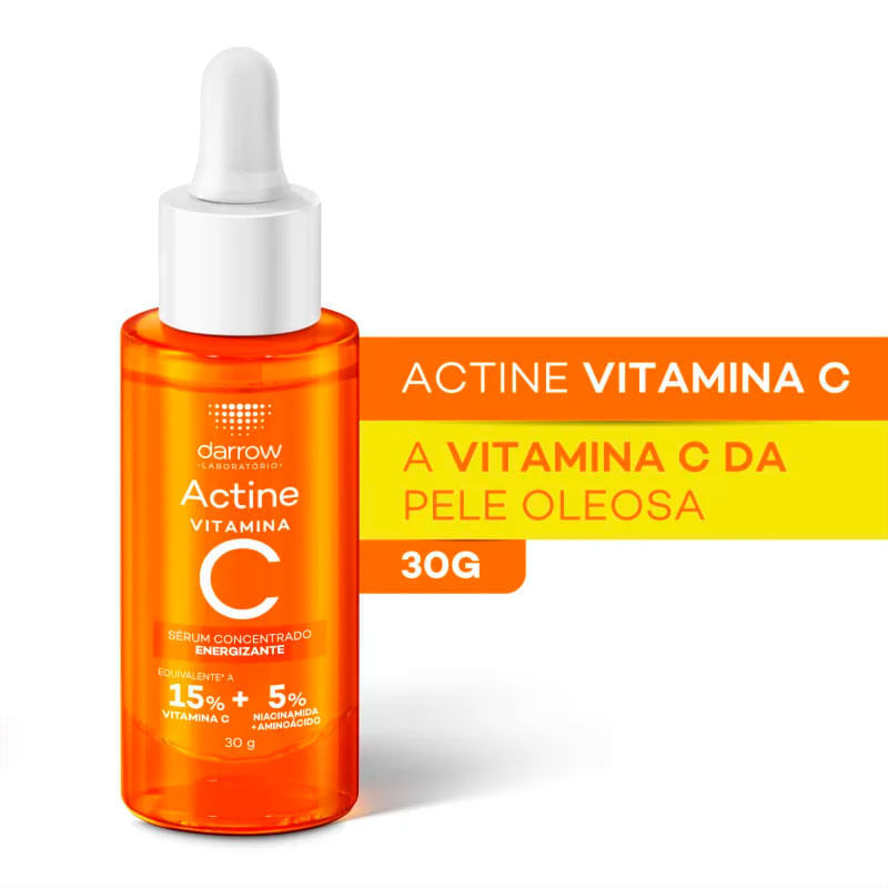vitamina c para pele oleosa