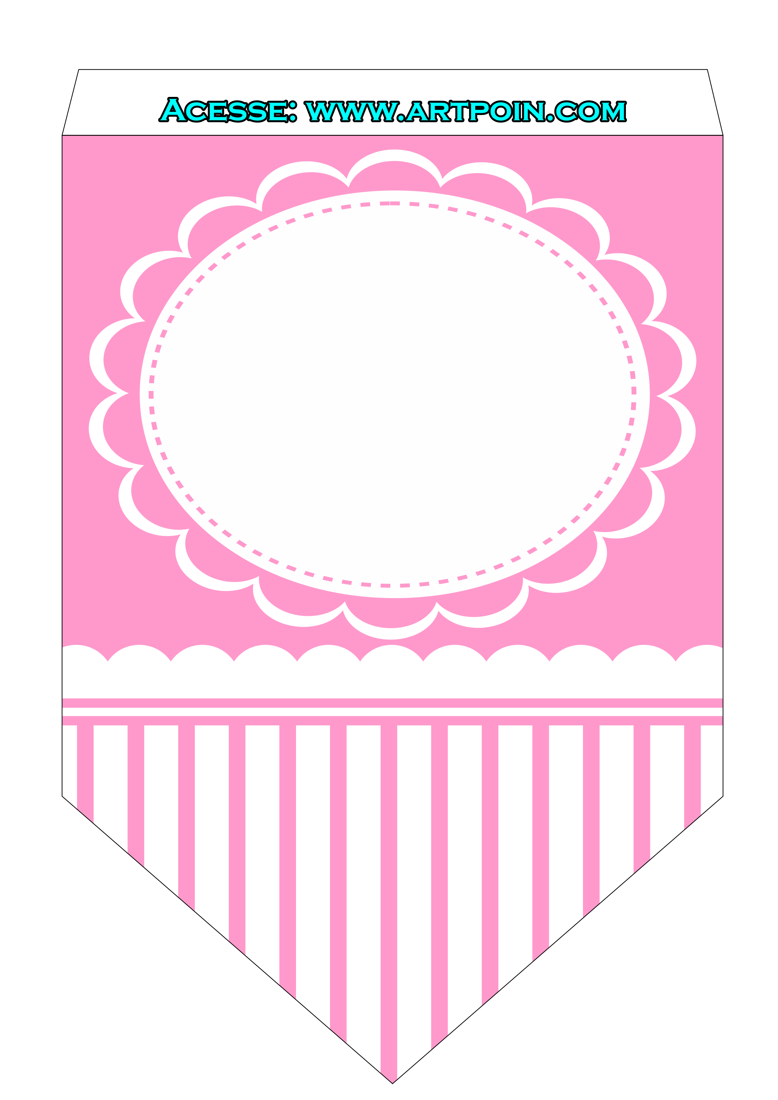 moldes de bandeirolas para imprimir