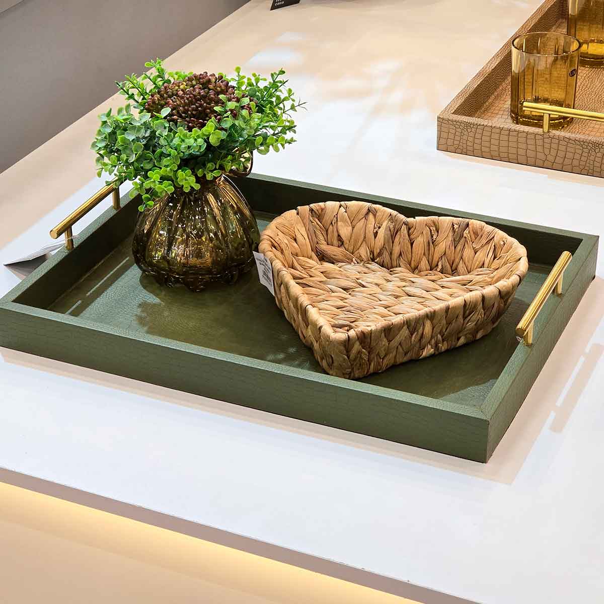bandeja organizadora decorativa