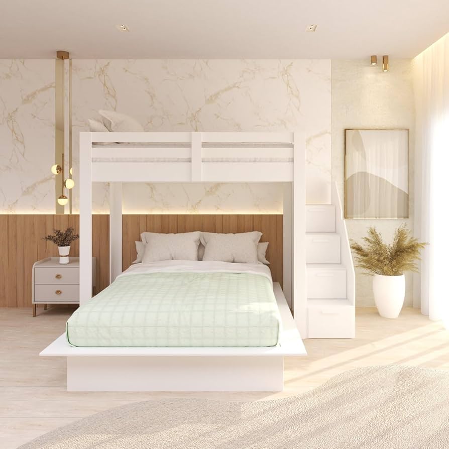 beliche com cama auxiliar casal