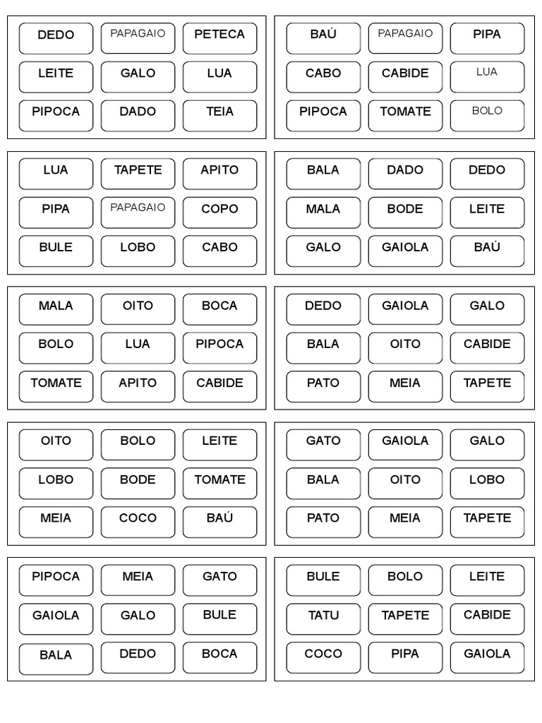 bingo fonético para baixar