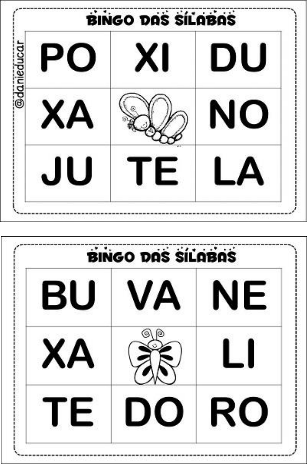 jogos para ensinar sílabas