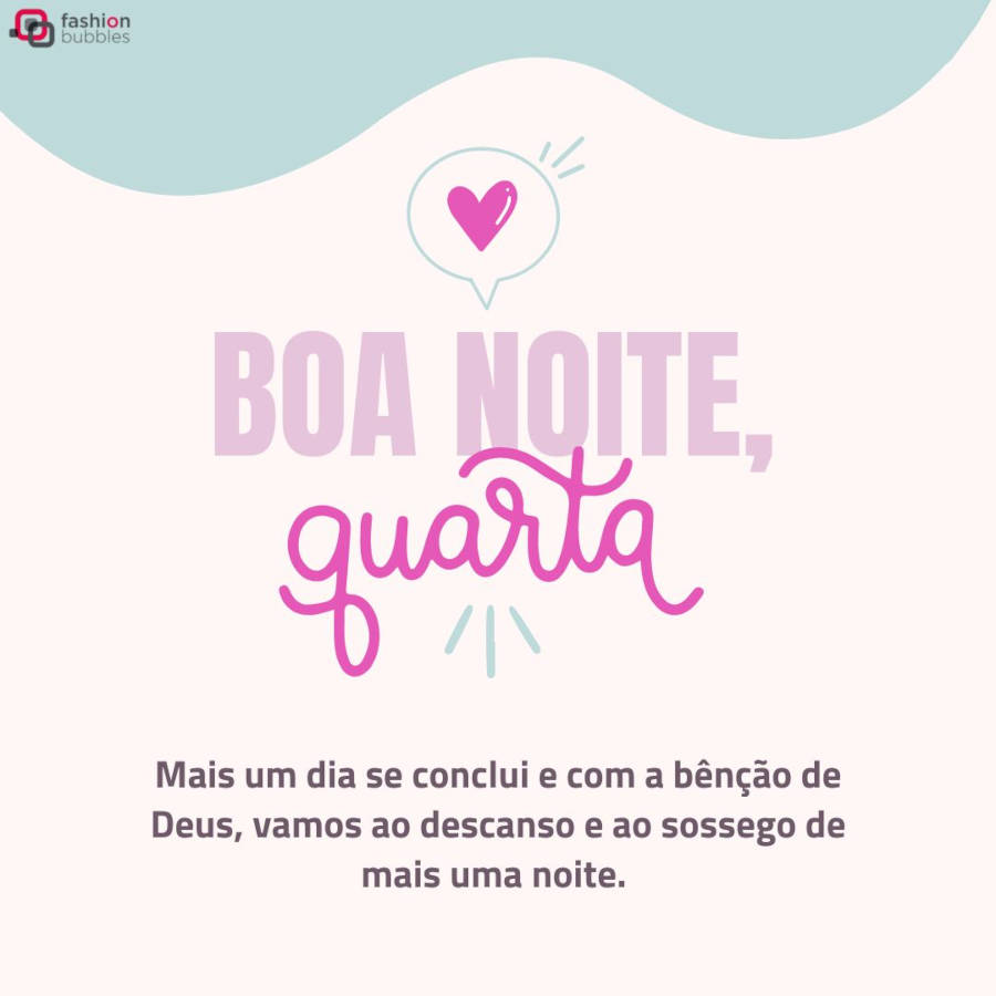 boa noite quarta abençoada deus
