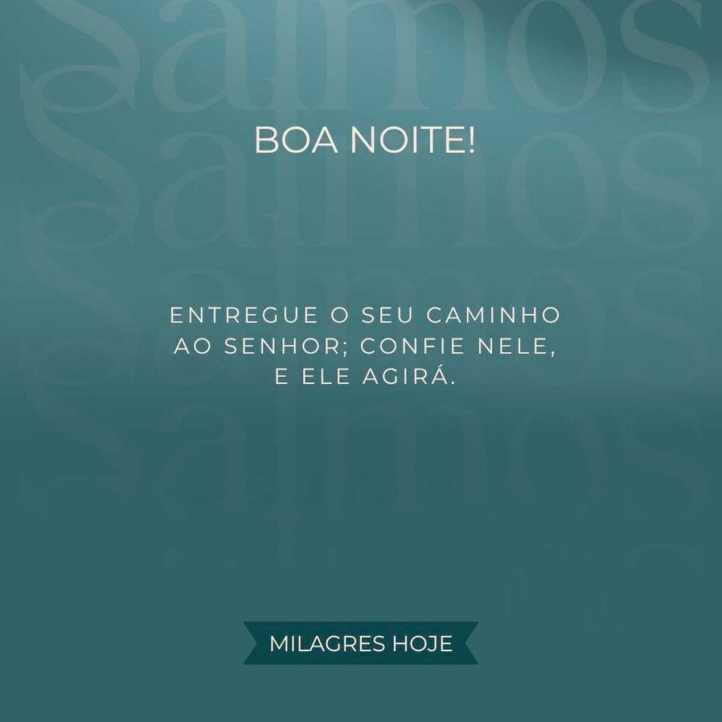pensamentos positivos para quarta à noite