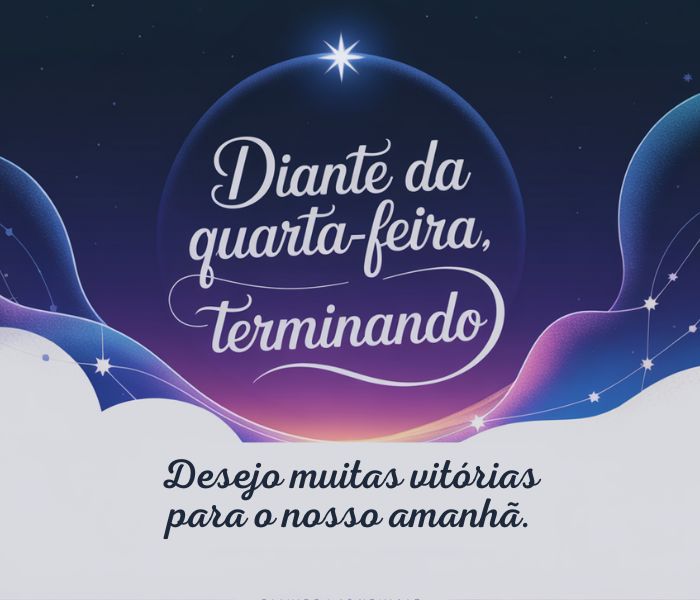 fim de dia quarta-feira abençoado