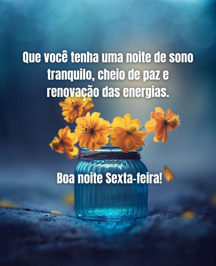 descanso de sexta à noite