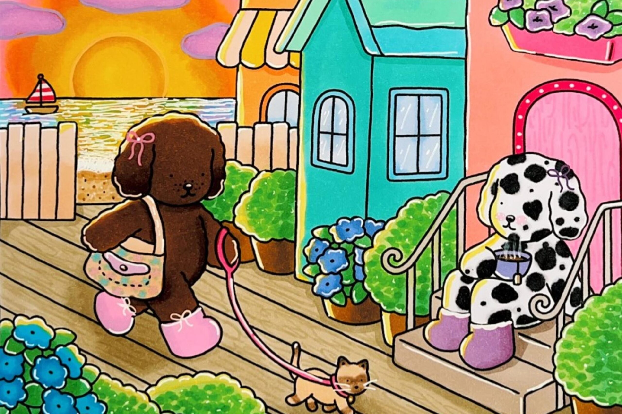Livro de colorir infantil Bob Gude