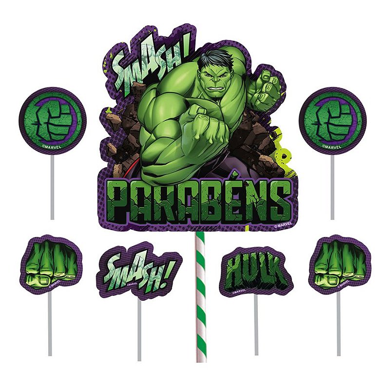 ideias bolo 5 anos hulk