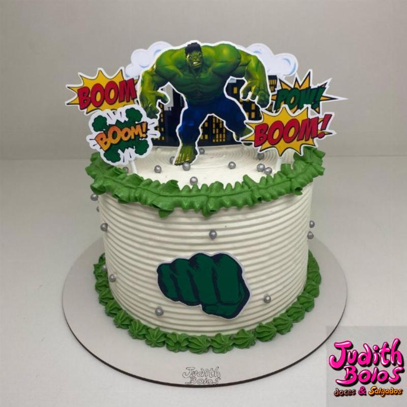 receita bolo hulk 5 anos