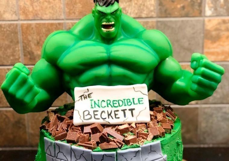 bolo chantininho hulk 5 anos