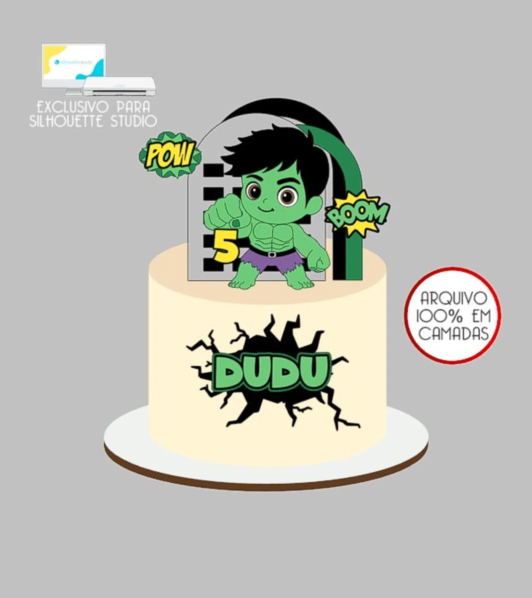 bolo do hulk para menino 5 anos