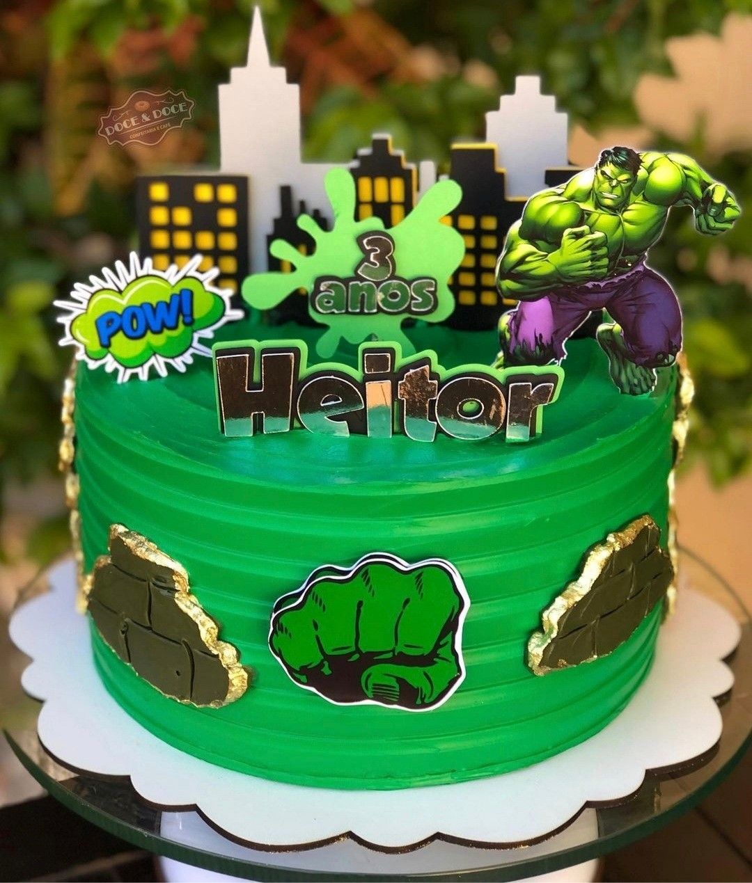receita bolo hulk 5 anos