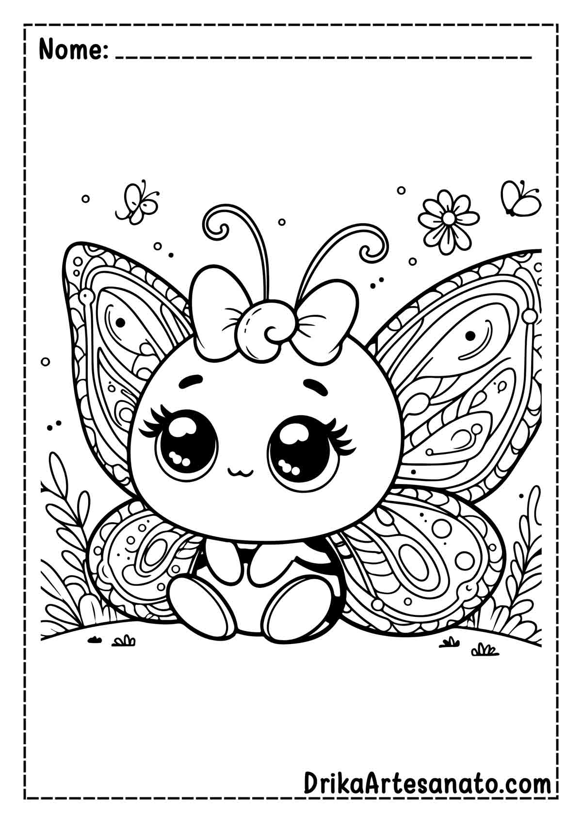 borboletas zentangle para colorir